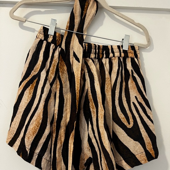 AVILA LINEN SET - BROWN ZEBRA - Picture 5 of 6